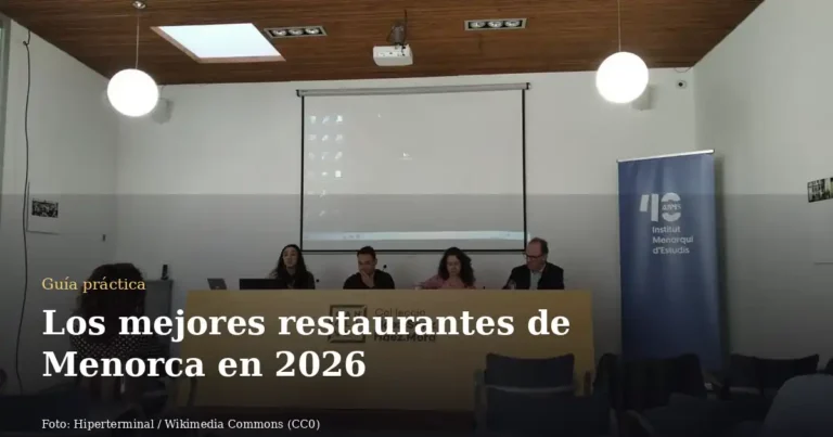 Los mejores restaurantes de Menorca en 2026