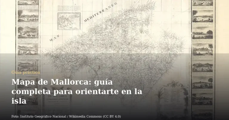 Mapa de Mallorca: guía completa para orientarte en la isla